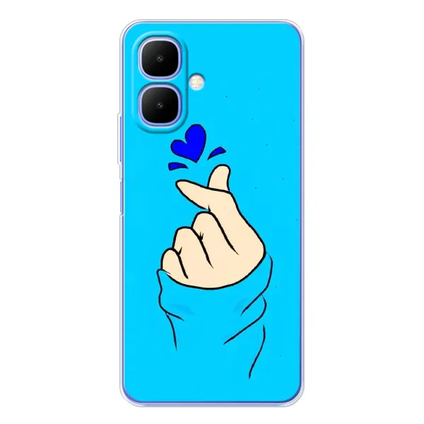 Чехол с рисунком «Сердце на синем» для Infinix Smart 10 Чехол с рисунком «Сердце на синем» для Infinix Smart 10