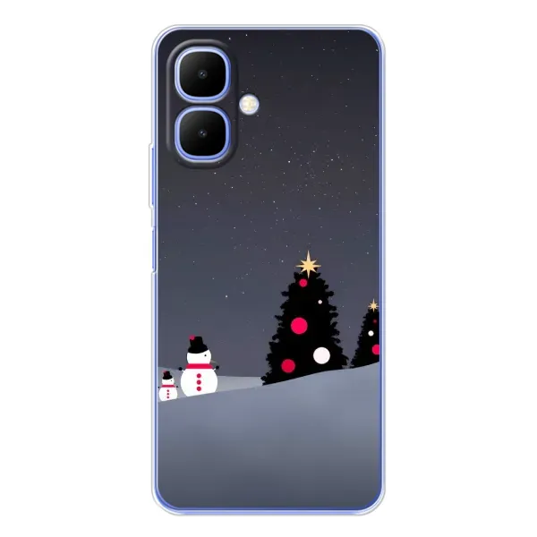 Чехол с рисунком «Снеговички» для Infinix Smart 10 Чехол с рисунком «Снеговички» для Infinix Smart 10