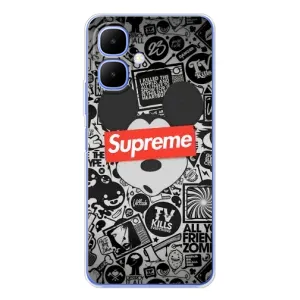 Чехол с Брендами одежды на Смарт 10 (Supreme Маус)