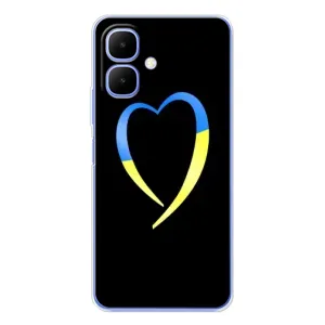 Силиконовый Чехол на Infinix Smart 10 (Я-Украина) (Украинское сердце)