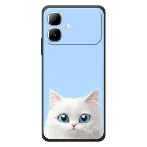 Чохол на тематику: Коти для Infinix Smart 20 (Білий кіт)