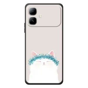 Чохол на тематику: Коти для Infinix Smart 20 (Білий котик)