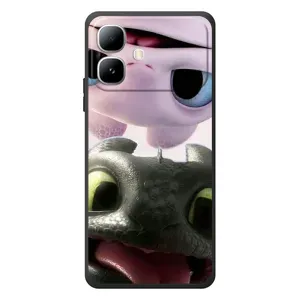 Чехол дракон Беззубик для Infinix Smart 20 (Беззубик и Дневная Злость)