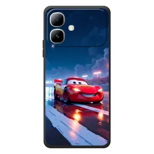 Чехол с принтом Маквин для Infinix Smart 20 (Ночной Маквин Тачки)