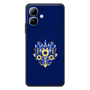 Чехол Укр Символика для Infinix Smart 20 (Цветущий Герб)