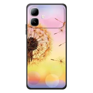 Силиконовый Чехол с одуванчиками на Infinix Smart 20 (Цветок-одуванчик)