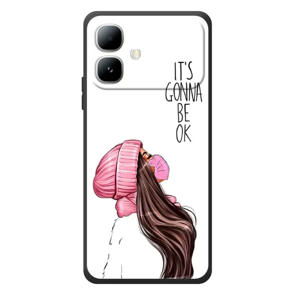 Чехол с рисунком «Девушка в маске» для Infinix Smart 20 Чехол с рисунком «Девушка в маске» для Infinix Smart 20