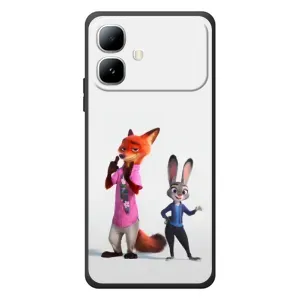 Силіконовий чохол з принтом Зоотрополіс для Infinix Smart 20 (Джуді і Нік)