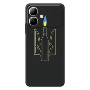 Чехол с картинкой (Патриотический ГЕРБ) на Infinix Smart 20 (Герб - Молотова)