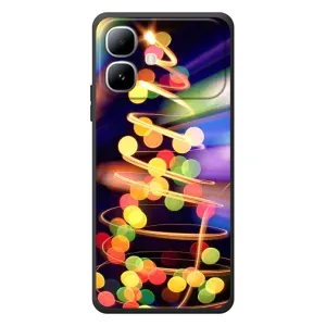 Чохол новорічна ялинка на Infinix Smart 20 (Гірлянди)