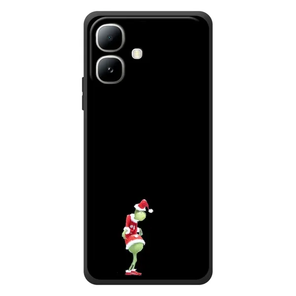 Чехол с рисунком «Гринч на чорном» для Infinix Smart 20 Чехол с рисунком «Гринч на чорном» для Infinix Smart 20