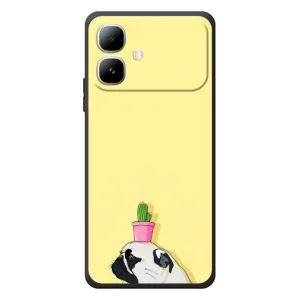 Бампер для Infinix Smart 20 з картинкою "Песики" (Кактус на голові)