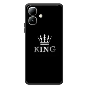 Чехол (Корона на чёрном фоне) для Инфиникс Смарт 20 (KING)