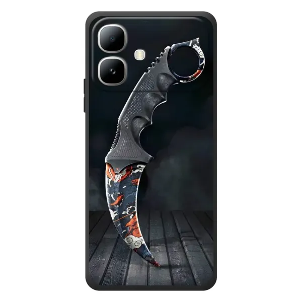 Чехол с рисунком «Кинжал КС ГО» для Infinix Smart 20 Чехол с рисунком «Кинжал КС ГО» для Infinix Smart 20