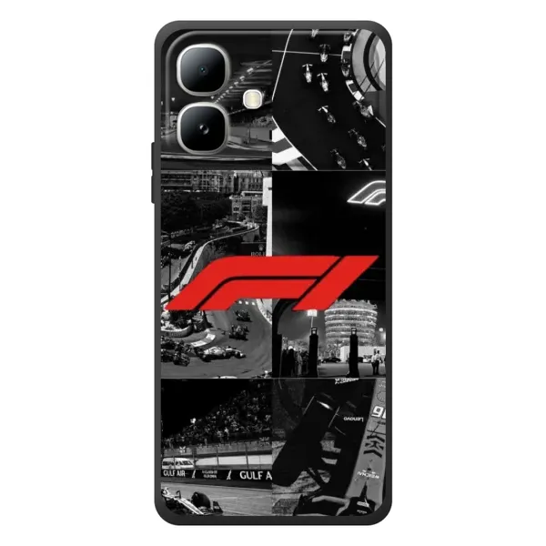 Чехол с рисунком «Коллаж Формула 1» для Infinix Smart 20 Чехол с рисунком «Коллаж Формула 1» для Infinix Smart 20