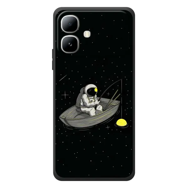 Чехол с рисунком «Космонавт на рыбалке» для Infinix Smart 20 Чехол с рисунком «Космонавт на рыбалке» для Infinix Smart 20