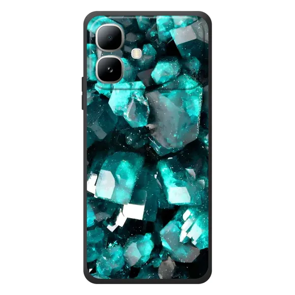 Чехол с рисунком «Кристалы» для Infinix Smart 20 Чехол с рисунком «Кристалы» для Infinix Smart 20