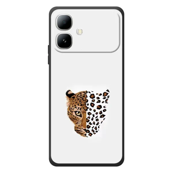 Чехол с рисунком «Леопард на белом» для Infinix Smart 20 Чехол с рисунком «Леопард на белом» для Infinix Smart 20