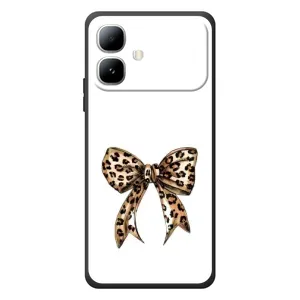 Чохол банти для Infinix Smart 20 (Леопардовий бант)