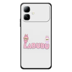 Чохол з принтом Лабубу для Infinix Smart 20 (Логотип Лабубу)