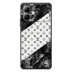Чохол Стиль Louis Vuitton на Infinix Smart 20 (LV на білому)