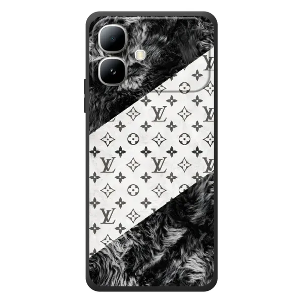 Чехол с рисунком «LV на белом» для Infinix Smart 20 Чехол с рисунком «LV на белом» для Infinix Smart 20
