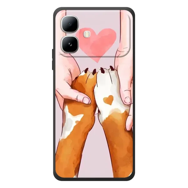 Чехол с рисунком «Любовь к собакам» для Infinix Smart 20 Чехол с рисунком «Любовь к собакам» для Infinix Smart 20