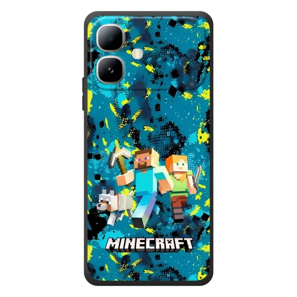 Чехол с рисунком «Майнкрафт» для Infinix Smart 20 Чехол с рисунком «Майнкрафт» для Infinix Smart 20