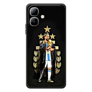 Чехлы Лео Месси Аргентина для Infinix Smart 20 (Месси король)