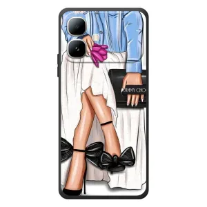 Силіконовый Чохол на Infinix Smart 20 з картинкой Модных девушек (Мода)