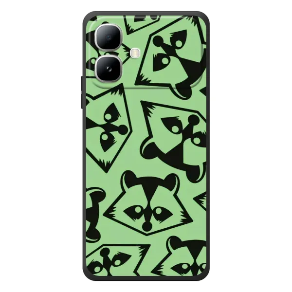 Чехол с рисунком «Мордочки Енота» для Infinix Smart 20 Чехол с рисунком «Мордочки Енота» для Infinix Smart 20