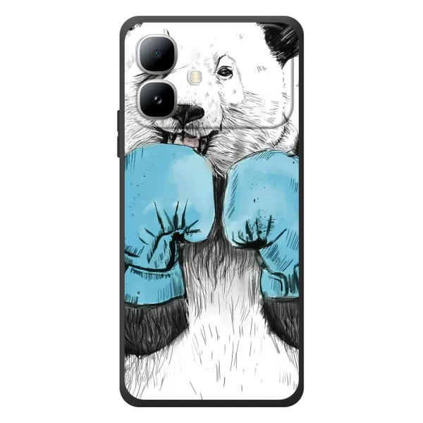 Чехол с рисунком «Панда боксер» для Infinix Smart 20 Чехол с рисунком «Панда боксер» для Infinix Smart 20