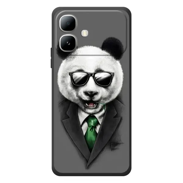 Чехол с рисунком «Панда в очках» для Infinix Smart 20 Чехол с рисунком «Панда в очках» для Infinix Smart 20