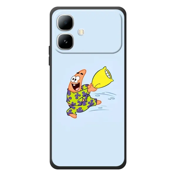 Чехол с рисунком «Патрик с подушкой» для Infinix Smart 20 Чехол с рисунком «Патрик с подушкой» для Infinix Smart 20