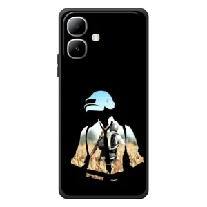 Чохол з картинкою "Герой Pubg" на Infinix Smart 20 (Пубг мен)