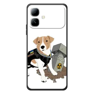 Чехол с принтом Собаки Патрон для Infinix Smart 20 (Пёс Патрон с ракетой)