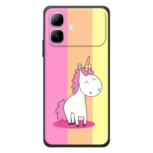 Чехол Unicorn на Infinix Smart 20 (Радужный Единорог)
