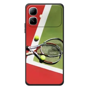 Чохли з прінтом Спортивна тематика для Infinix Smart 20 (Ракетки теніс)