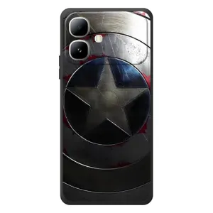 Чохол с Щітом Капітана Америки на Infinix Smart 20 (Ретро Щит Капітана)