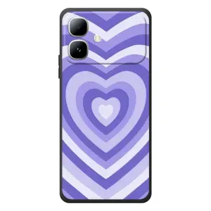 Чохли з тематикою "Маленькі Сердчеки" на Infinix Smart 20 (Серце фіолет)