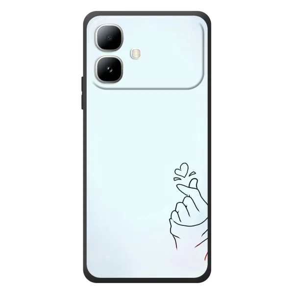 Чехол с рисунком «Сердце на голубом» для Infinix Smart 20 Чехол с рисунком «Сердце на голубом» для Infinix Smart 20