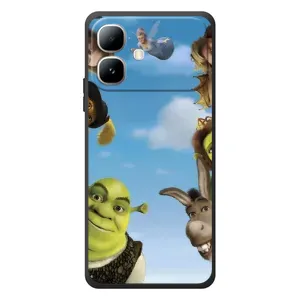 Печатный чехол с принтом Шрек для Infinix Smart 20 (Герои Шрек)