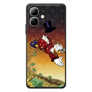 Силиконовый чехол для Infinix Smart 20 (Скрудж Луи Виттон)