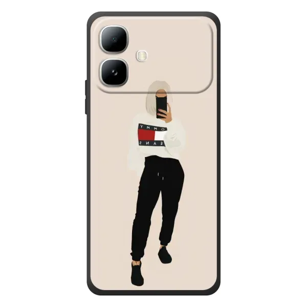 Чехол с рисунком «Стильная» для Infinix Smart 20 Чехол с рисунком «Стильная» для Infinix Smart 20