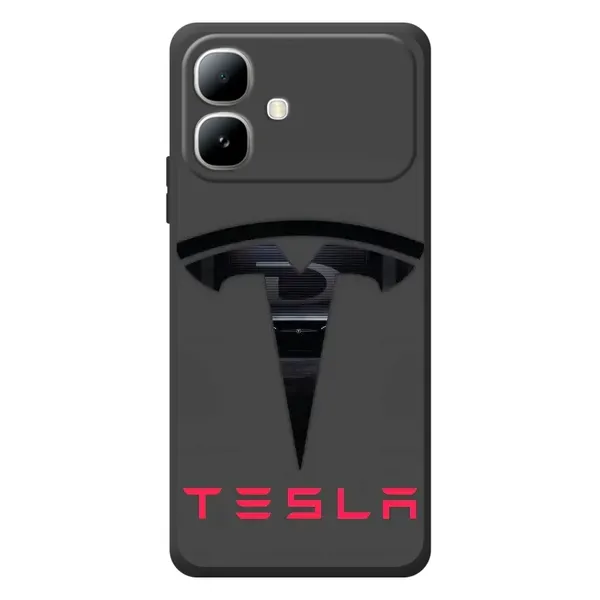 Чехол с рисунком «Logo TESLA» для Infinix Smart 20 Чехол с рисунком «Logo TESLA» для Infinix Smart 20
