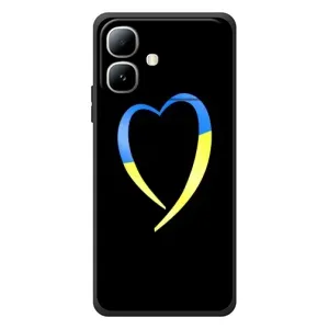 Силиконовый Чехол на Infinix Smart 20 (Я-Украина) (Украинское сердце)