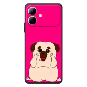 Чохол (ТПУ) Милі песики для Infinix Smart 20 (Веселий Мопсік)