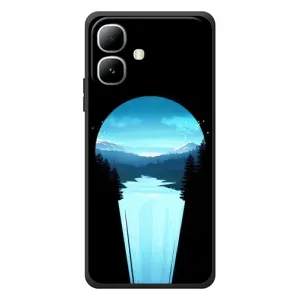 Летний Чехол на Infinix Smart 20 (Синий Водопад)