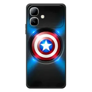 Чохол с Щітом Капітана Америки на Infinix Smart 20 (Яскраий Щит Капітана)