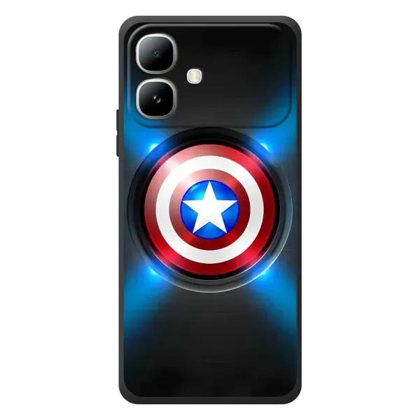 Чехол с рисунком «Яркий Щит Капитана» для Infinix Smart 20 Чехол с рисунком «Яркий Щит Капитана» для Infinix Smart 20